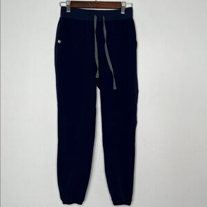 Figs Women's Venice Jogger Scrub Pants Navy Blue Size XS